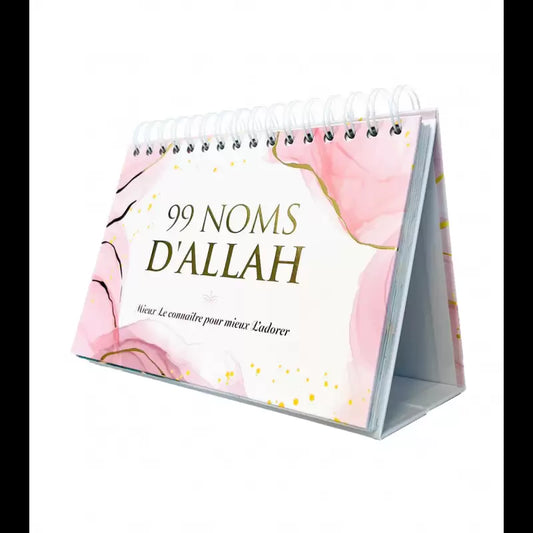 99 Noms d'Allah - Mieux Le connaître pour mieux L'adorer - Calendrier Chevalet - Al-Hadith