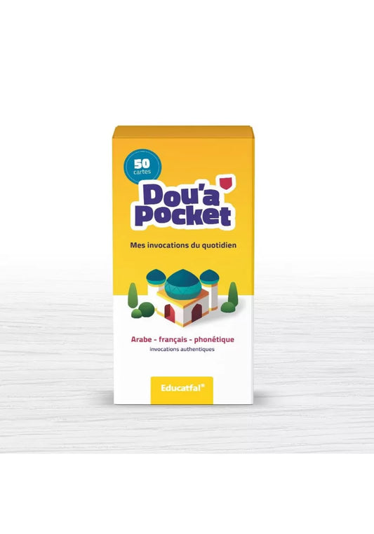 Dou’a Pocket - 50 jolies cartes d’invocations (Arabe, Français & Phonétique) - Educatfal